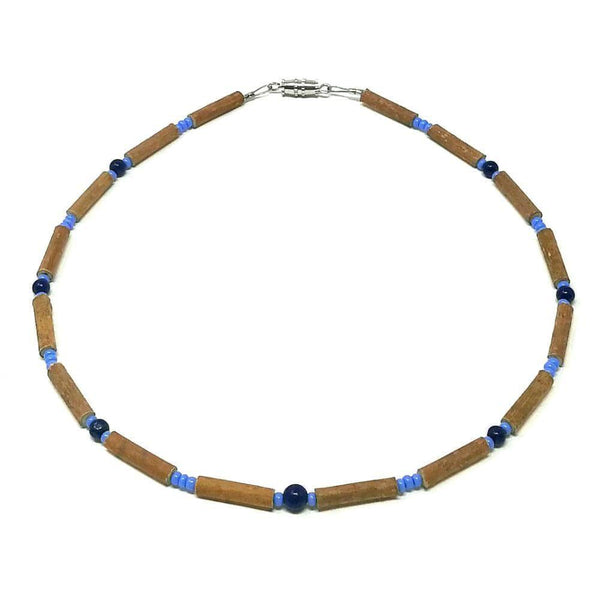 Collier bleu Lapis, soulagement de l'anxiété, collier d'anxiété